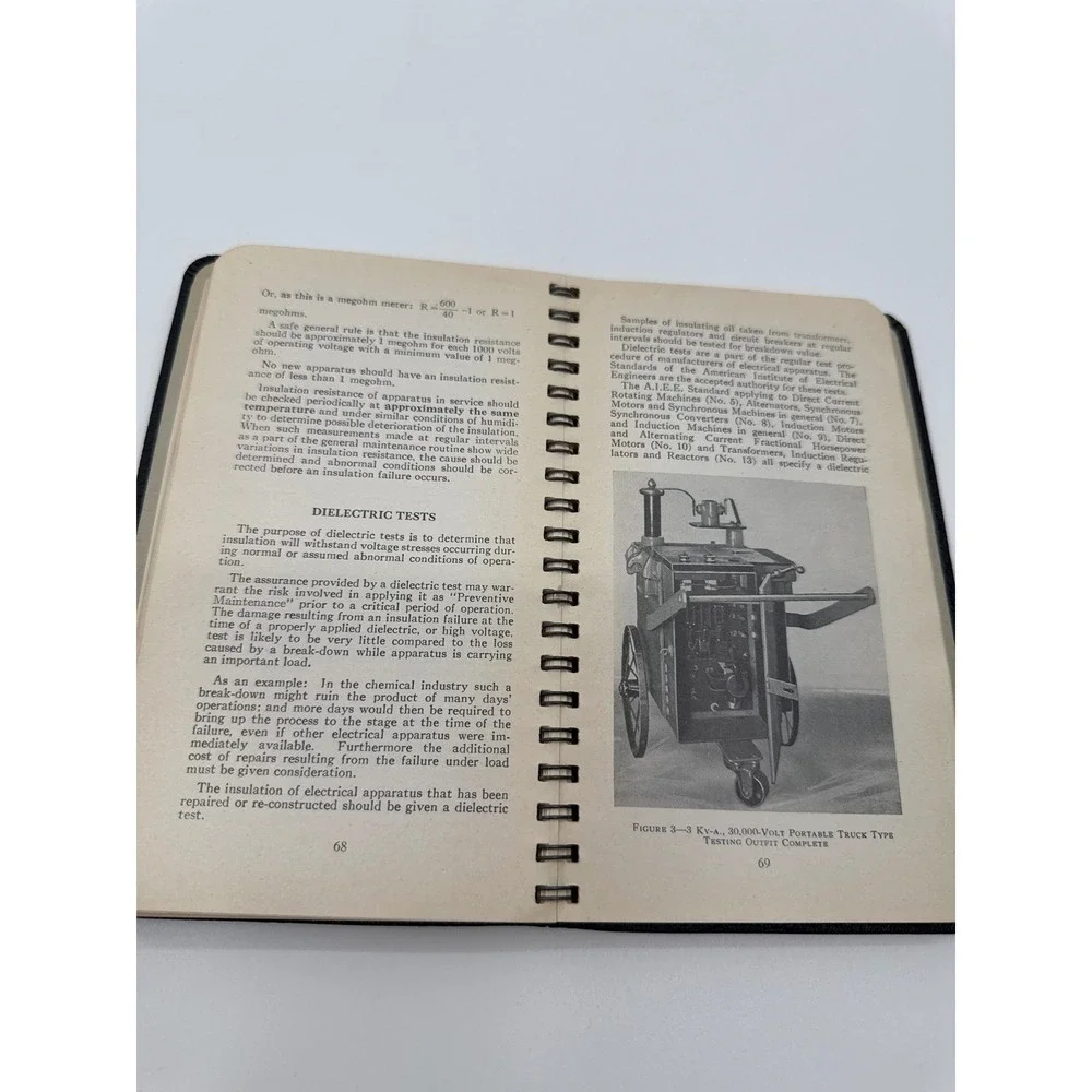 Vintage 1942 Westinghouse Maintenance Hints Volume 1 Technical Manual HB-6000